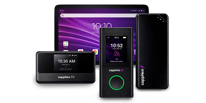 SapphireGo CloudSIM portable hotspot device